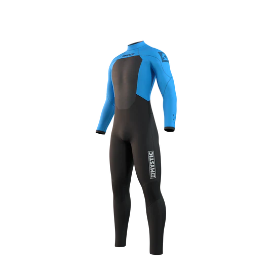 Mystic - Star 4/3mm Back Zip Wetsuit - Global Blue - 2024