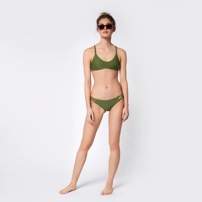 Mystic | Dune Bikini Bottom | Dark Olive | 2023 | Buy Wake UK 3