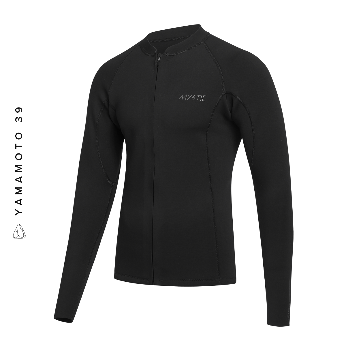 Mystic - Majestic Surf Jacket L/S 2mm Fzip - Black - 2024