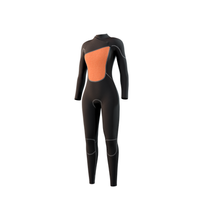 Mystic - The One Fullsuit 4/3mm Zipfree Women - Black - 2024