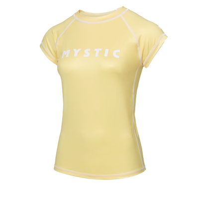 Mystic - Star Short Sleeve Rashvest Women - Yellow - 2023