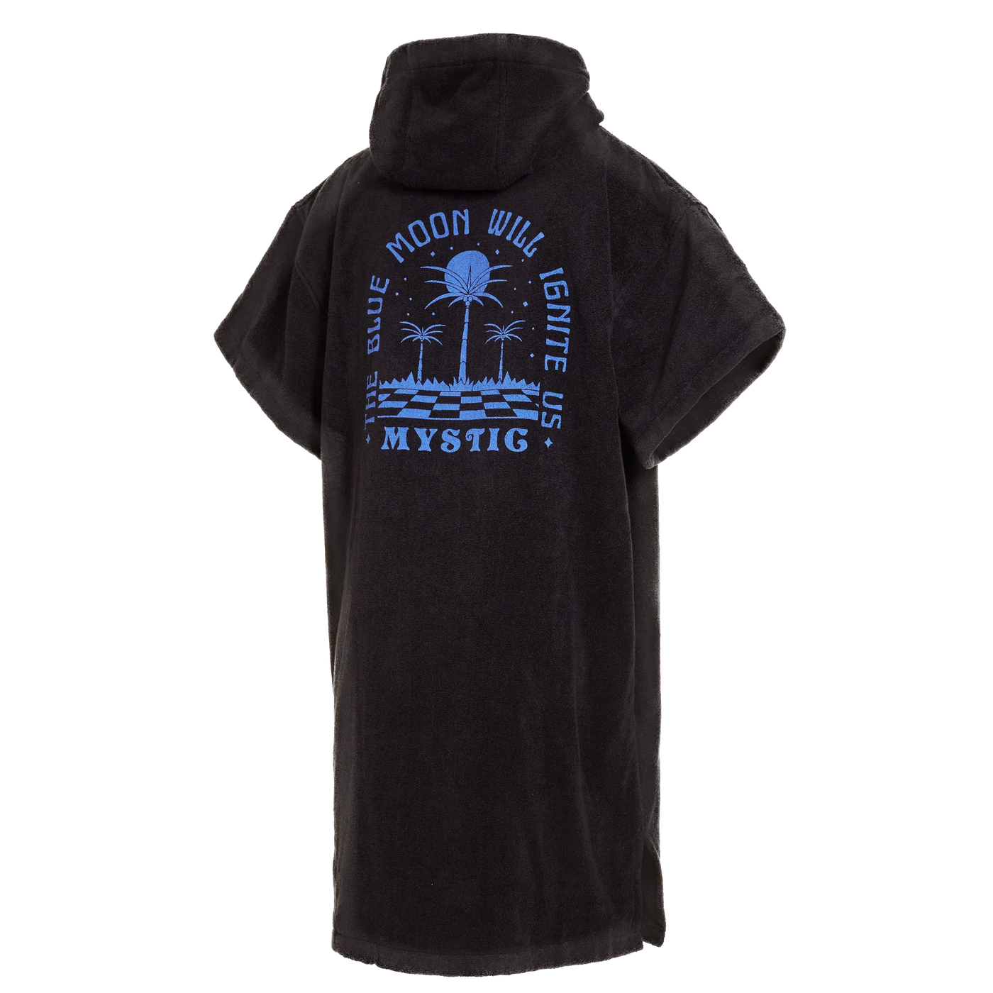 Mystic - Poncho Velours Artwork - Black