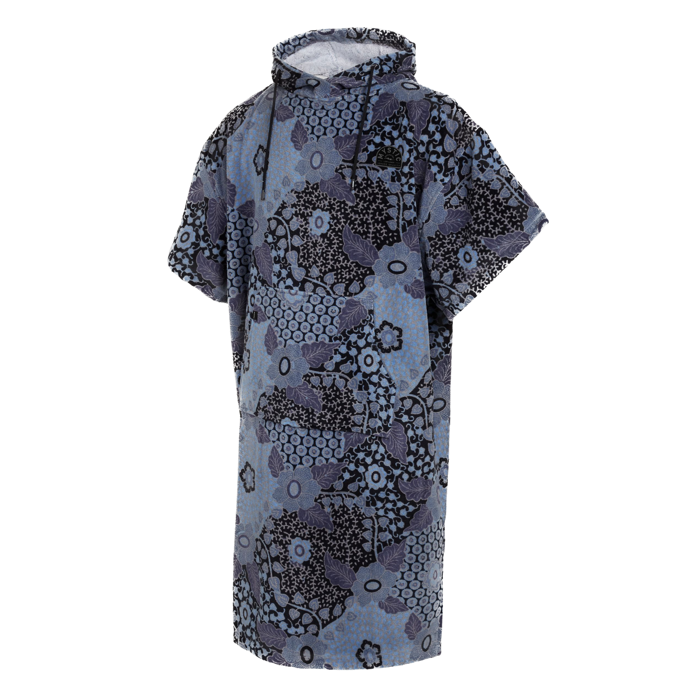 Mystic - Poncho Velours AOP - Blue