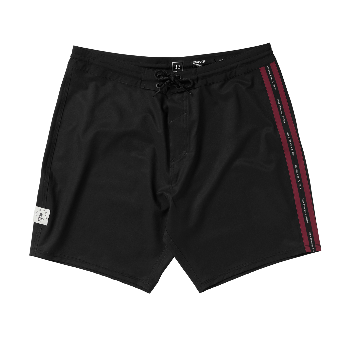 Mystic - Wild Rose  Boardshorts - Black - 2024