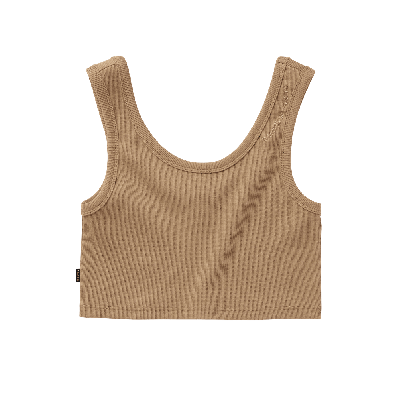 Mystic - Glow Crop Tank Women - Slate Brown - 2025