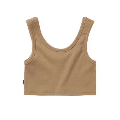 Mystic - Glow Crop Tank Women - Slate Brown - 2025