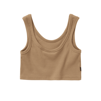 Mystic - Glow Crop Tank Women - Slate Brown - 2025