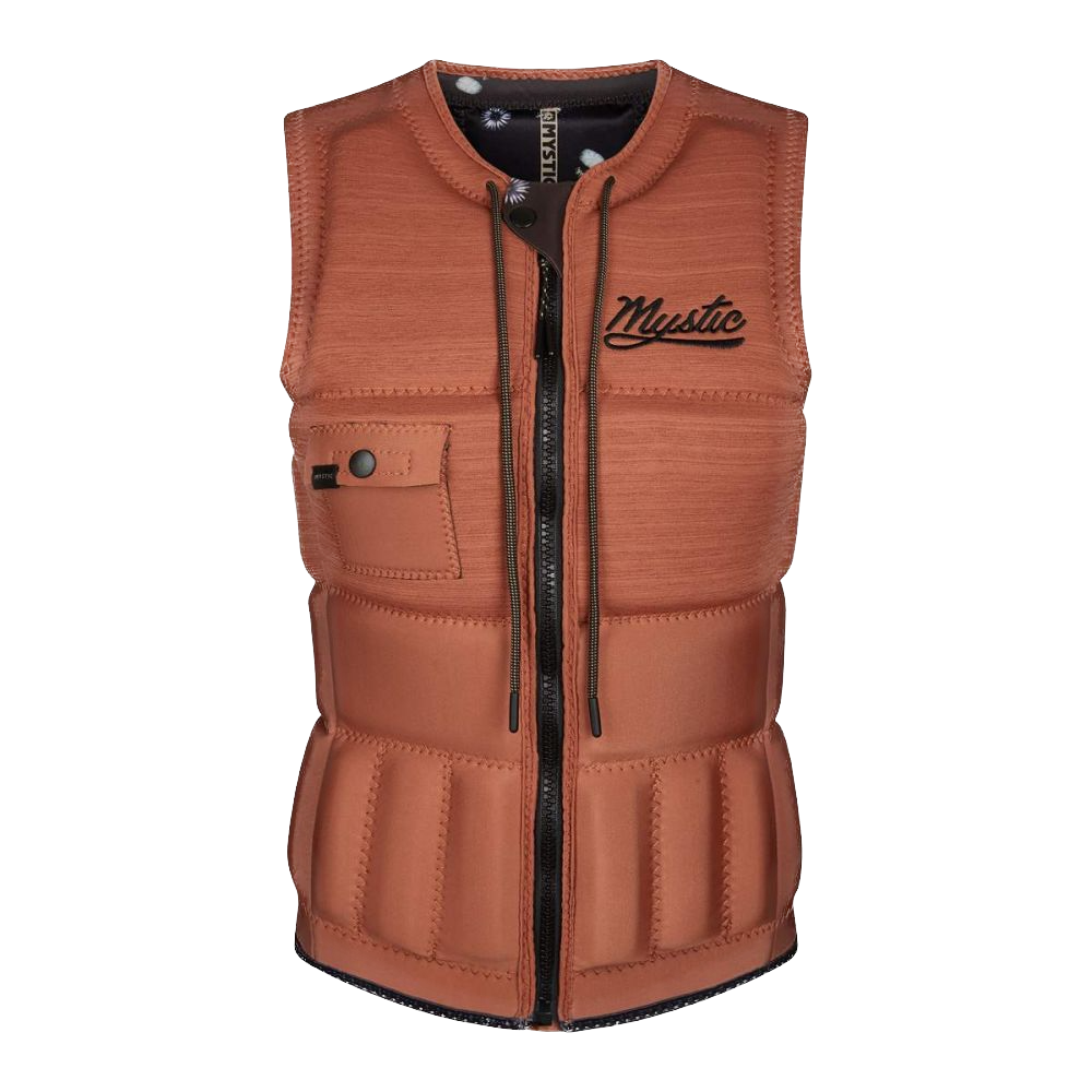 Mystic - Diva Impact Vest FZ Wake - Rusty Red - 2022 | Buy Wake UK | 1