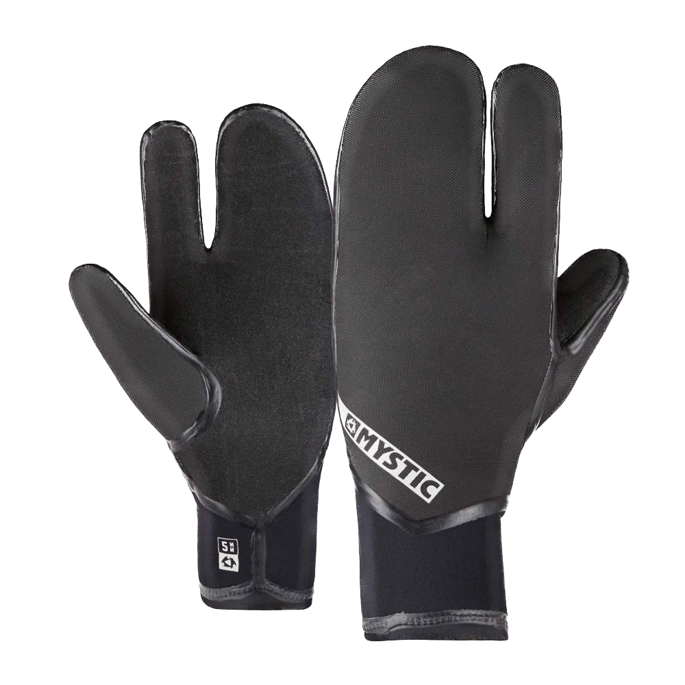 Mystic - Supreme Glove 5mm Lobster - Black | Buy Wake UK | 1