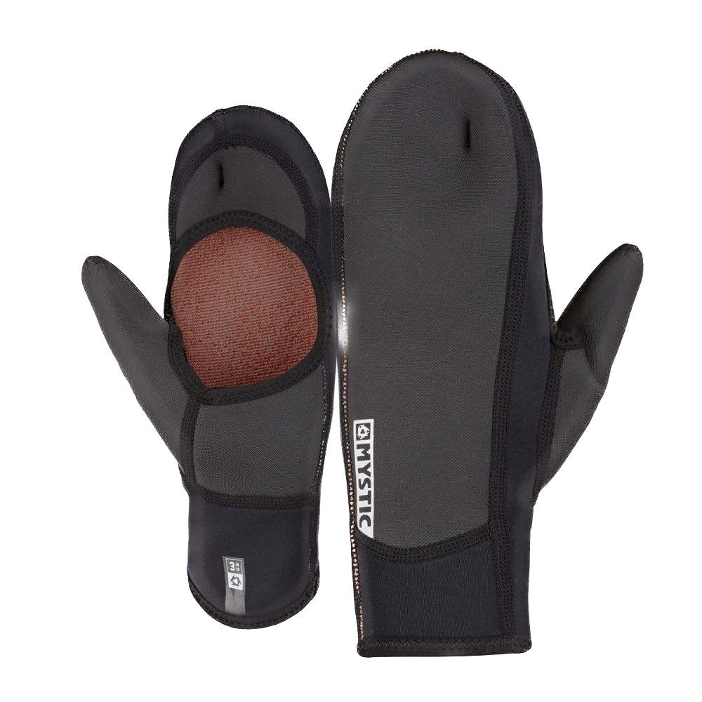 Mystic - Star Glove 3mm Open Palm - Black | Buy Wake UK | 1