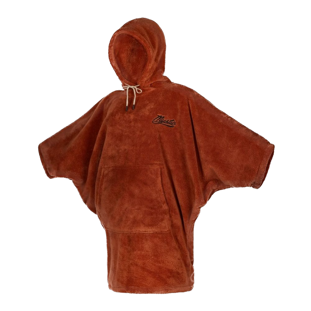 Mystic Womens Poncho Teddy - Rusty Red - 2021 | Buy Wake UK | 1