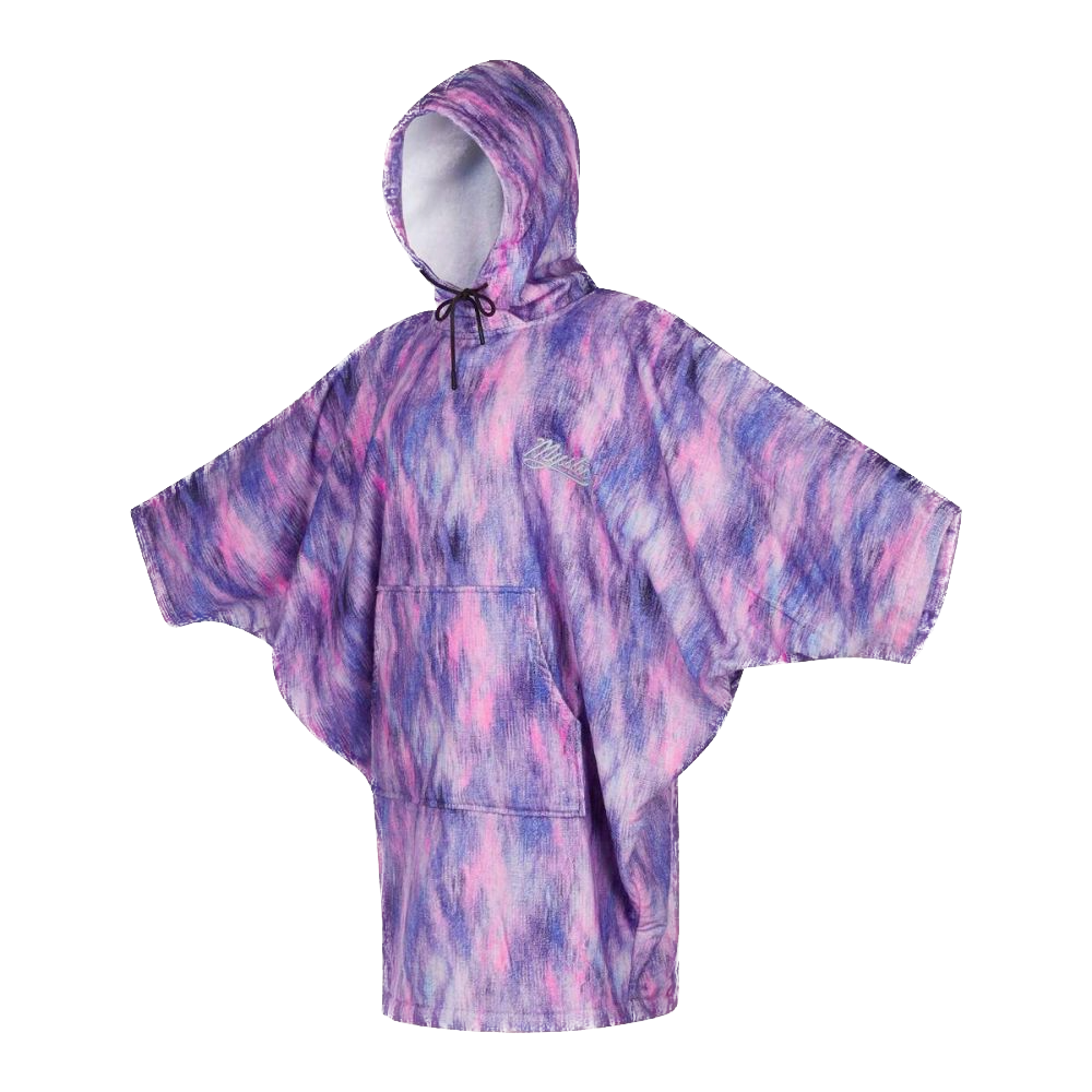 Mystic Womens Poncho - Black/Purple